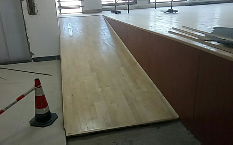 欧氏松木体育运动地板结构