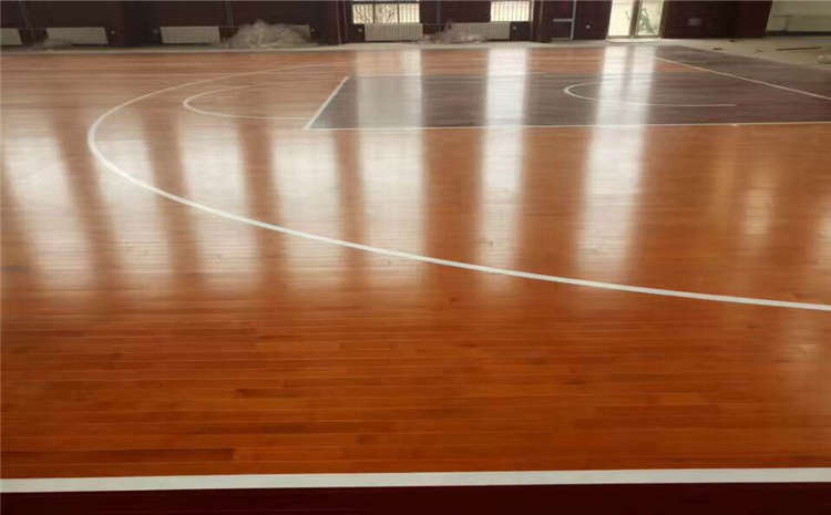 欧氏拼接板木地板篮球场施工技术方案