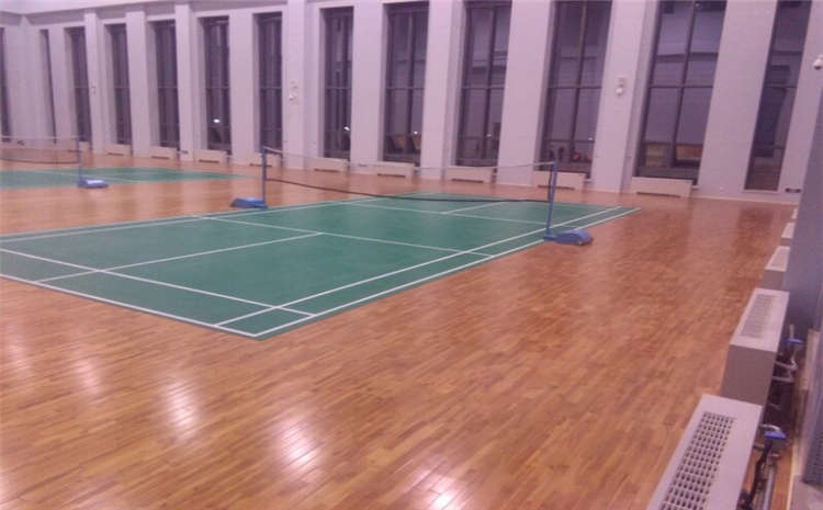 欧氏硬木企口排球馆木地板施工技术方案