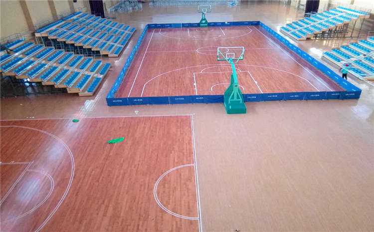 欧氏五角枫排球馆木地板安装工艺
