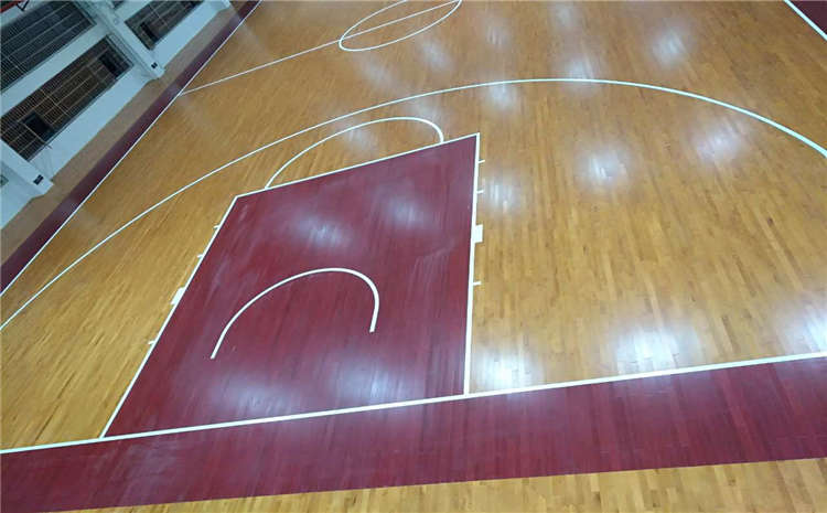 欧氏指接板篮球场地木地板怎么翻新？