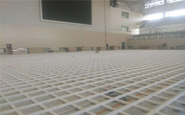 欧氏松木篮球场实木地板结构