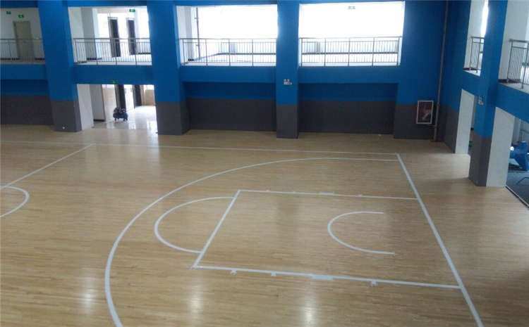 欧氏橡胶木篮球馆木地板怎么翻新